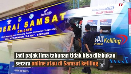 Catat, Begini Cara Bayar Pajak Motor Lima Tahunan | SINAU