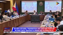 SolGen. Guevarra, iginiit na ang Pangulo lang makapagpapasya kung makikipagtulungan ang Pilipinas sa ICC