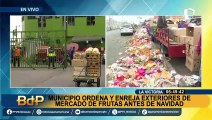 La Victoria: enrejan y ordenan exteriores de Mercado Mayorista de Frutas antes de Navidad