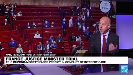 Judgement day for French justice minister in conflict of interest trial