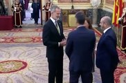 El gesto grosero de Sánchez delante del Rey Felipe VI