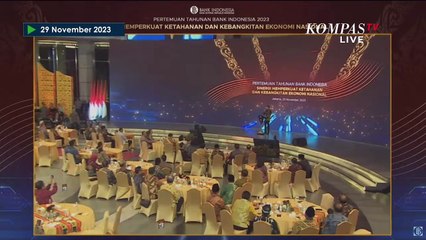 [FULL] Pidato Presiden Jokowi di BI: Bangga! Pertumbuhan Ekonomi di Kisaran 5 Persen