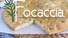Focaccia, painea italiana cu rozmarin