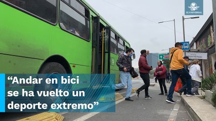 Invade RTP ciclovía de Av. Chapultepec
