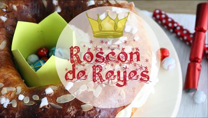 Roscón de reyes relleno chantilly para navidad