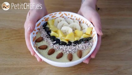 Smoothie bowl mango y plátano