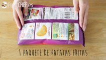 Tortilla de patatas fritas de bolsa