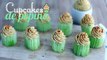 Cupcakes de pepino y hummus