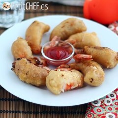 Gambas Rebozadas Crujientes: La Receta Asiática que Sorprenderá tu Paladar 🦐