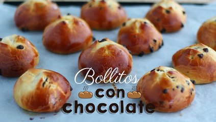 Bollitos con pepitas de chocolate esponjosos