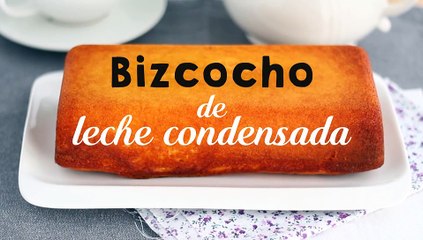 Bizcocho de leche condensada esponjoso