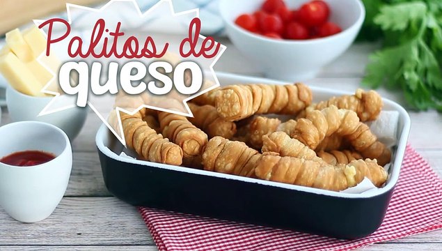 Palitos de queso con masa casera