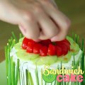 Sandwich cake, pastel fresco para el aperitivo