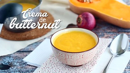 Crema de calabaza butternut deliciosa