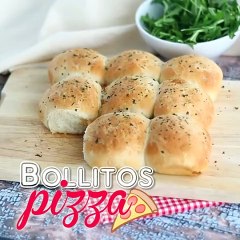Bollitos pizza de jamón y queso (buns pizza )