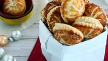 Mini galettes de reyes con pepitas de chocolate