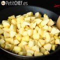 Samosas de crepes con manzanas caramelizadas