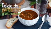 Potaje de garbanzos y espinacas (potaje de vigilia)