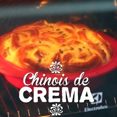 Brioche chinois de crema pastelera y chocolate