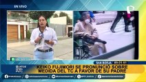 Keiko Fujimori sobre indulto a su padre: 