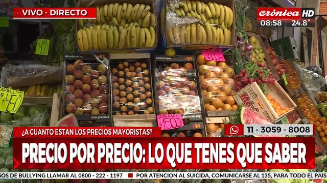 ¿Cuáles son las frutas y verduras que bajaron de precio?