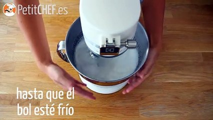 Helado de turrón duro casero