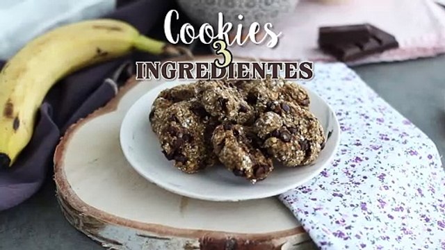 Cookies saludables 3 ingredientes