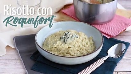 Risotto con roquefort