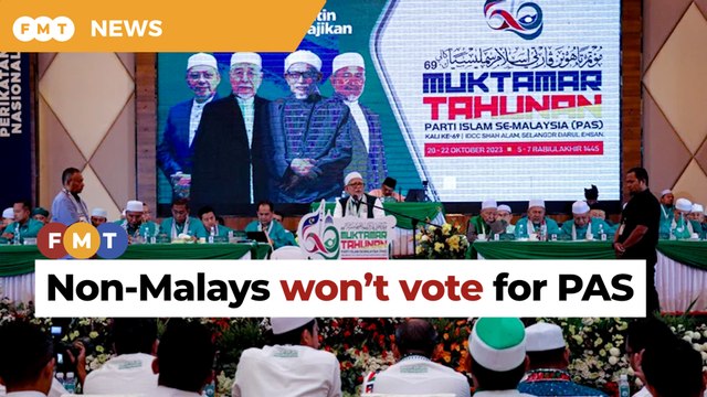 Non-Malays won't vote for PAS, analysts say despite talk of unhappiness with govt