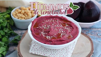 Hummus de Remolacha 🌸: Aperitivo Colorido