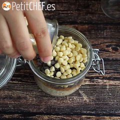 Receta en bote: arroz con leche de chocolate