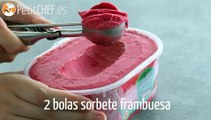 Batido de frambuesa y fresa