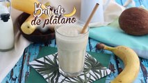 Batido de plátano y vainilla
