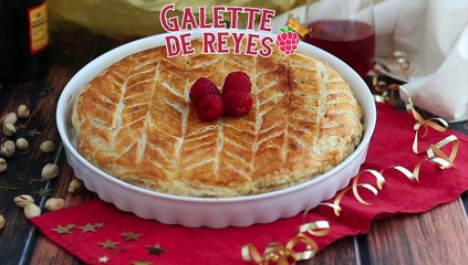 Galette de frambuesa y pistachos