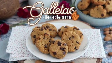 Galletas de okara (pulpa de almendra) - receta vegana y sin gluten