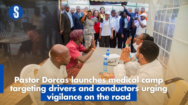 Pastor Dorcas launches medical camp targeting drivers and conductors urging vigilance on the road