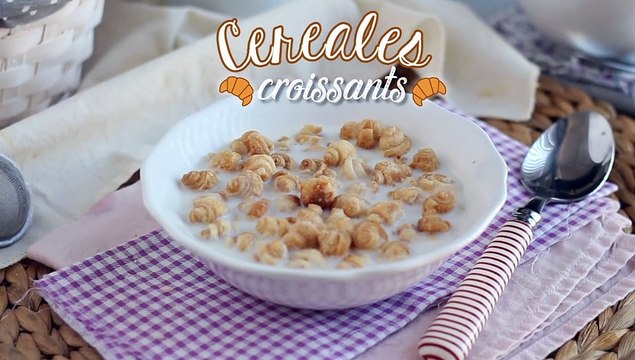 Cereales de mini croissants