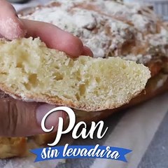 Pan express sin levadura, sin amasado, sin reposo