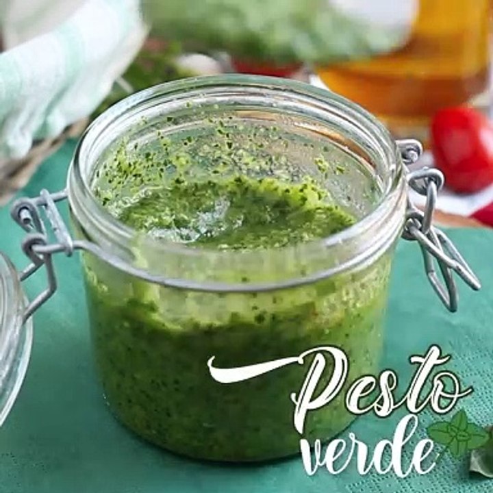 Pesto verde casero - pesto alla genovese