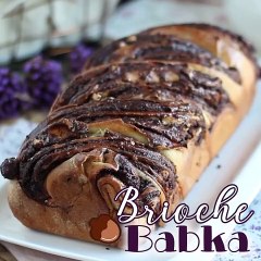 Brioche babka de chocolate y avellanas