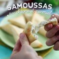 Samosas cu branza de capra si miere