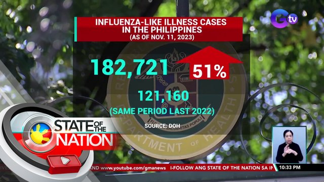 Pagdami ng kaso ng flu-like illness sa Pilipinas, hindi pa dapat ikabahala, ayon sa DOH | SONA