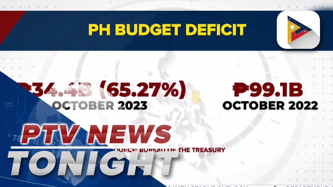 PH budget deficit down in October