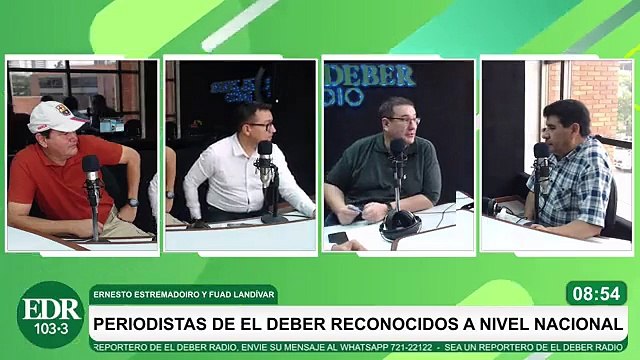 Periodistas de EL DEBER ganan en el Premio Nacional de Periodismo