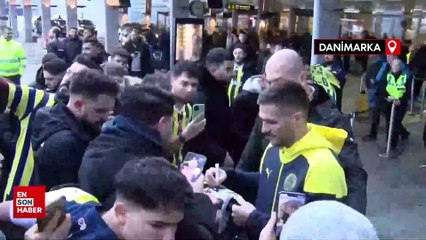 Fenerbahçe, Noerdsjaellend maçı için Danimarka'ya geldi