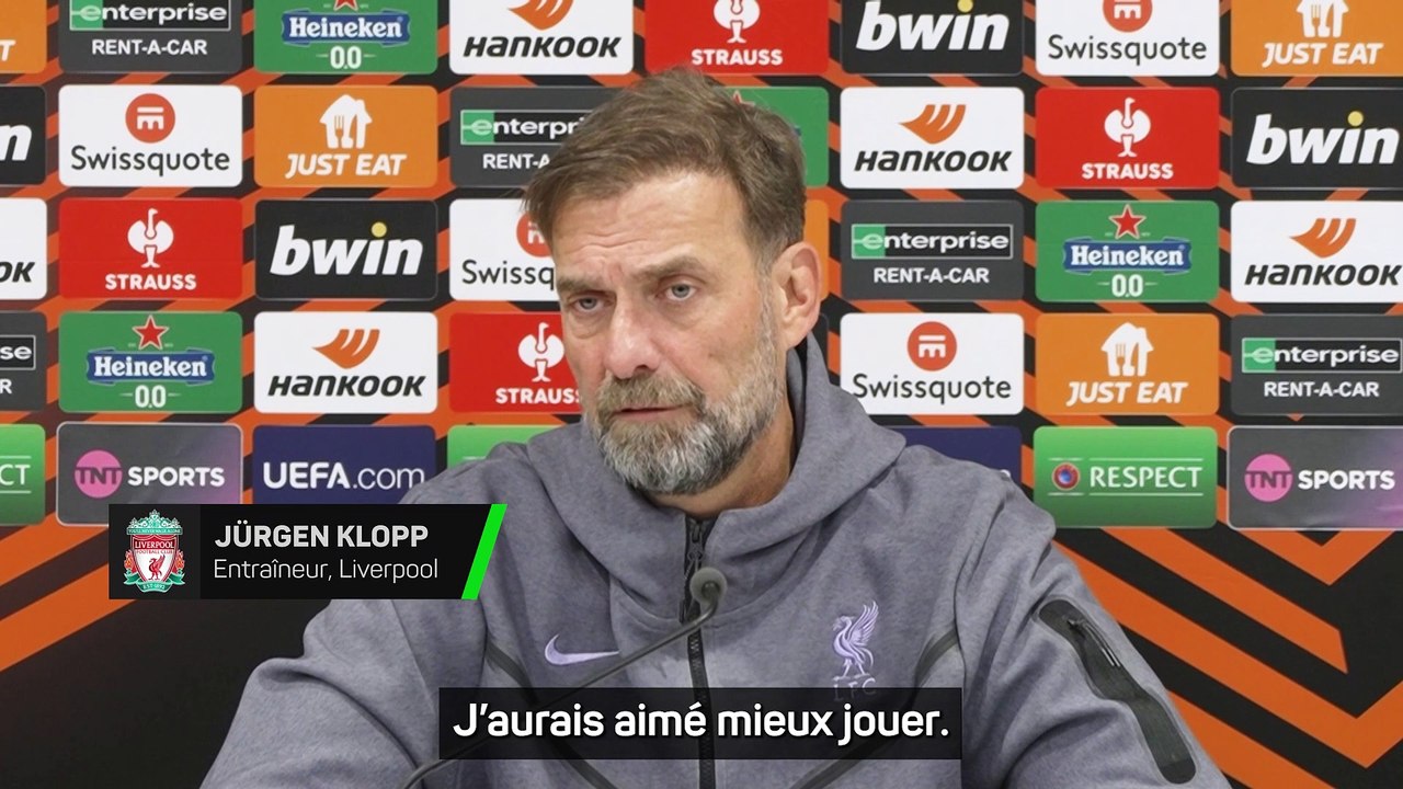 Klopp : "J'aurais aimé gagner ce match contre Toulouse"