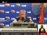 Pdte. del CNE Elvis Amoroso exalta las bondades de la FANB en el despliegue del Plan República