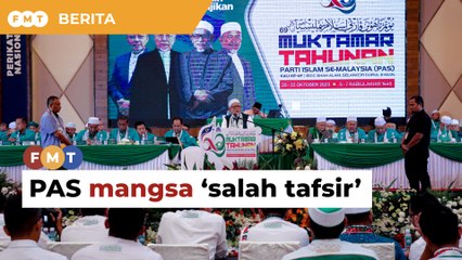 Sukar disokong bukan Islam, PAS mangsa salah tafsir, kata pemimpin parti