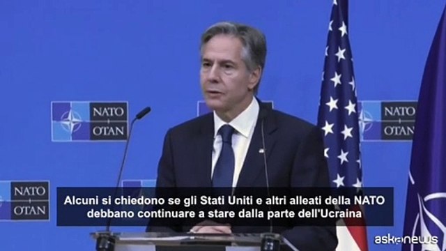 Blinken agli alleati Nato: Dobbiamo continuare a sostenere l'Ucraina