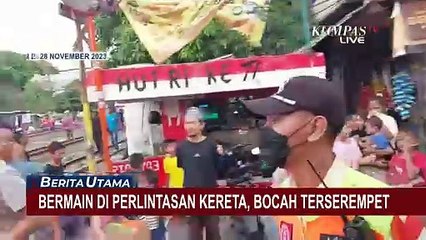 Bocah Usia 7 Tahun Terserempet KRL saat Bermain di Perlintasan Kereta